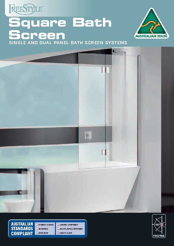 Freestyle Square Bath Screen